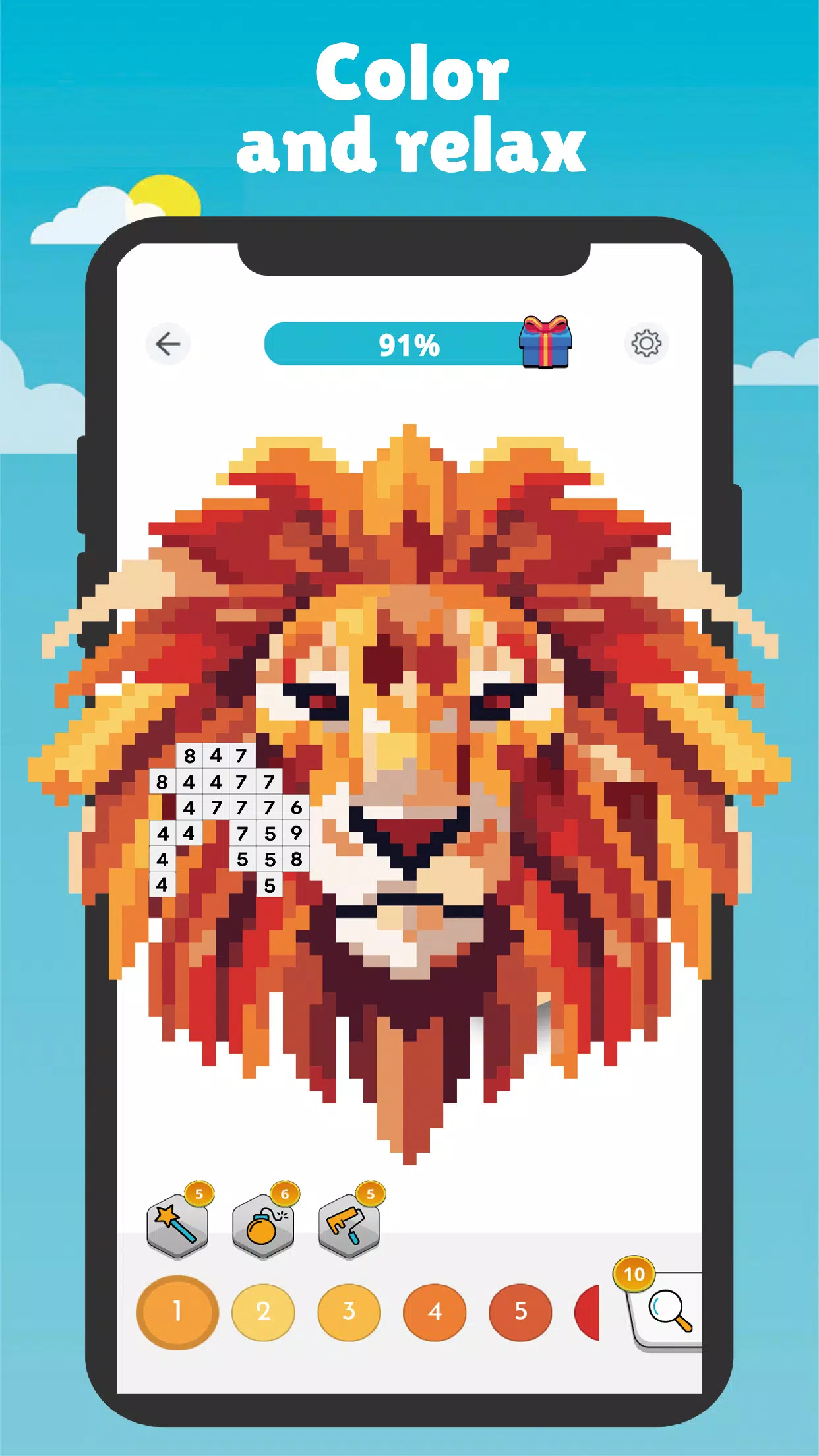 So Pixel Art : Color By Number 스크린샷 1