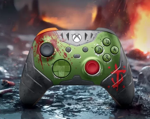 Limited edition Doom: The Dark Ages wireless controller