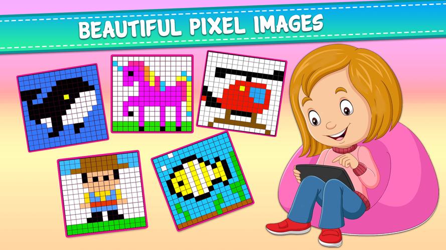 Pixel Art Coloring Games Captura de pantalla 1