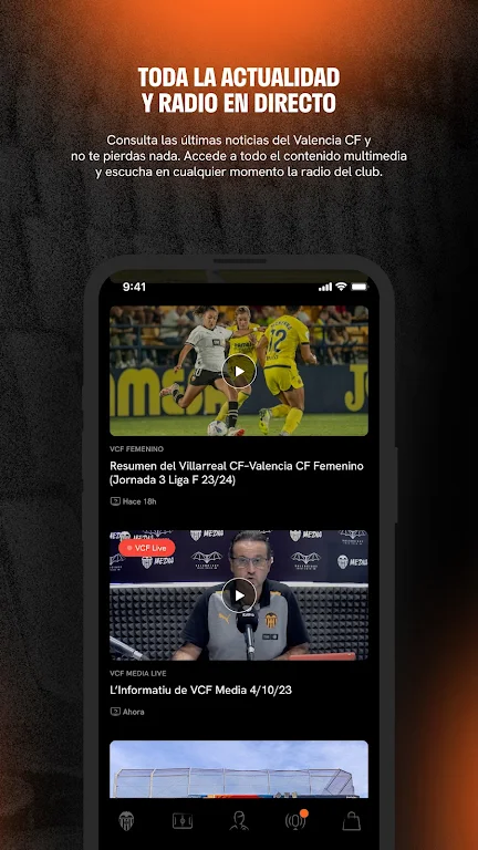 Valencia CF - Official App ဖန်သားပြင်ဓာတ်ပုံ 2