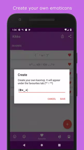 Kikko - Japanese Emoticons Kao Captura de tela 2