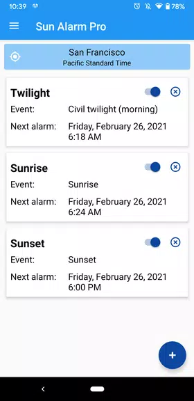 Sun Alarm 스크린샷 1
