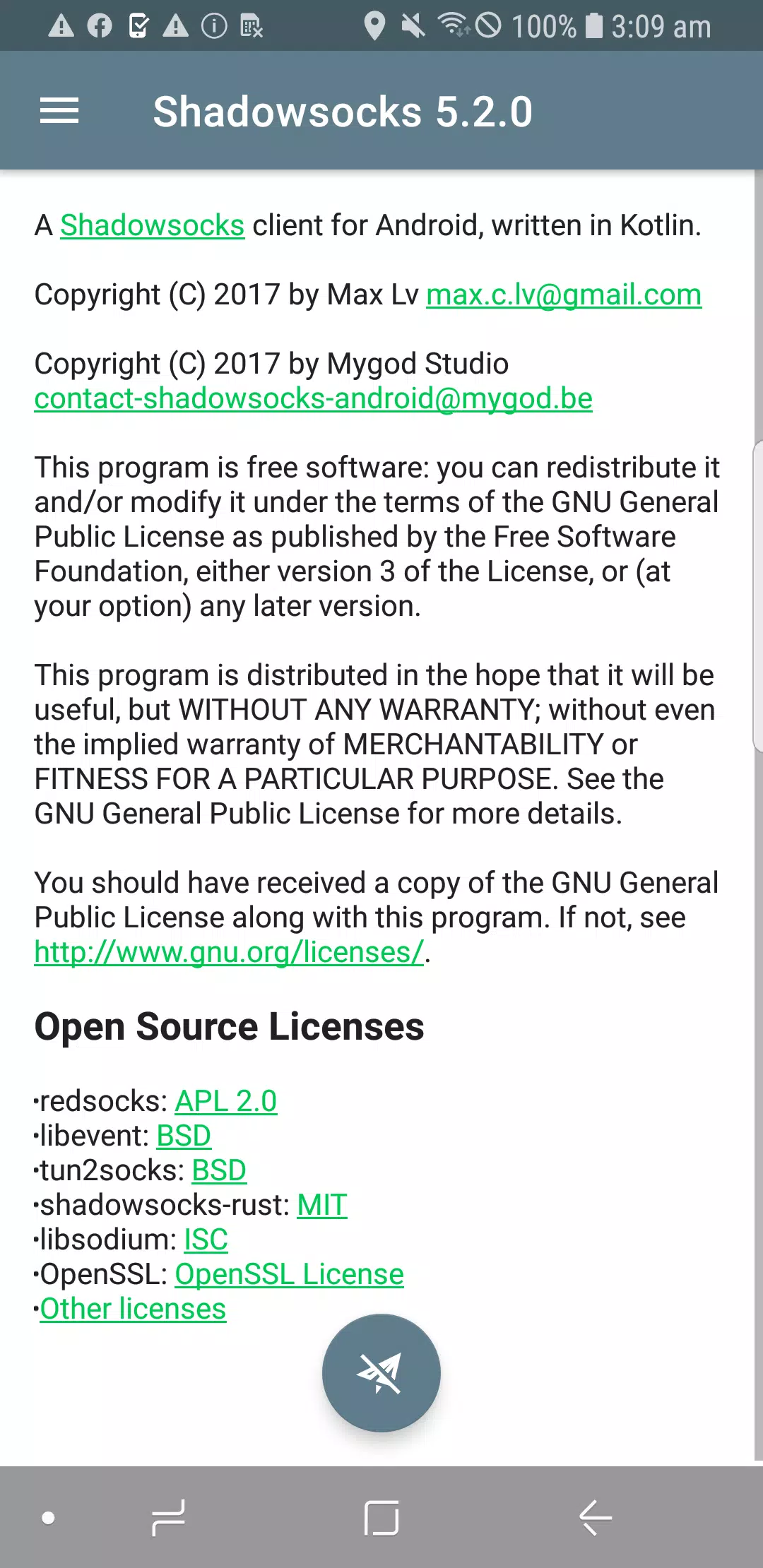 Shadowsocks Ảnh chụp màn hình 1