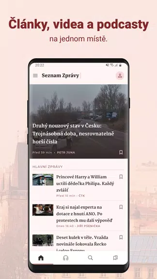 Seznam Zprávy應用截圖第1張