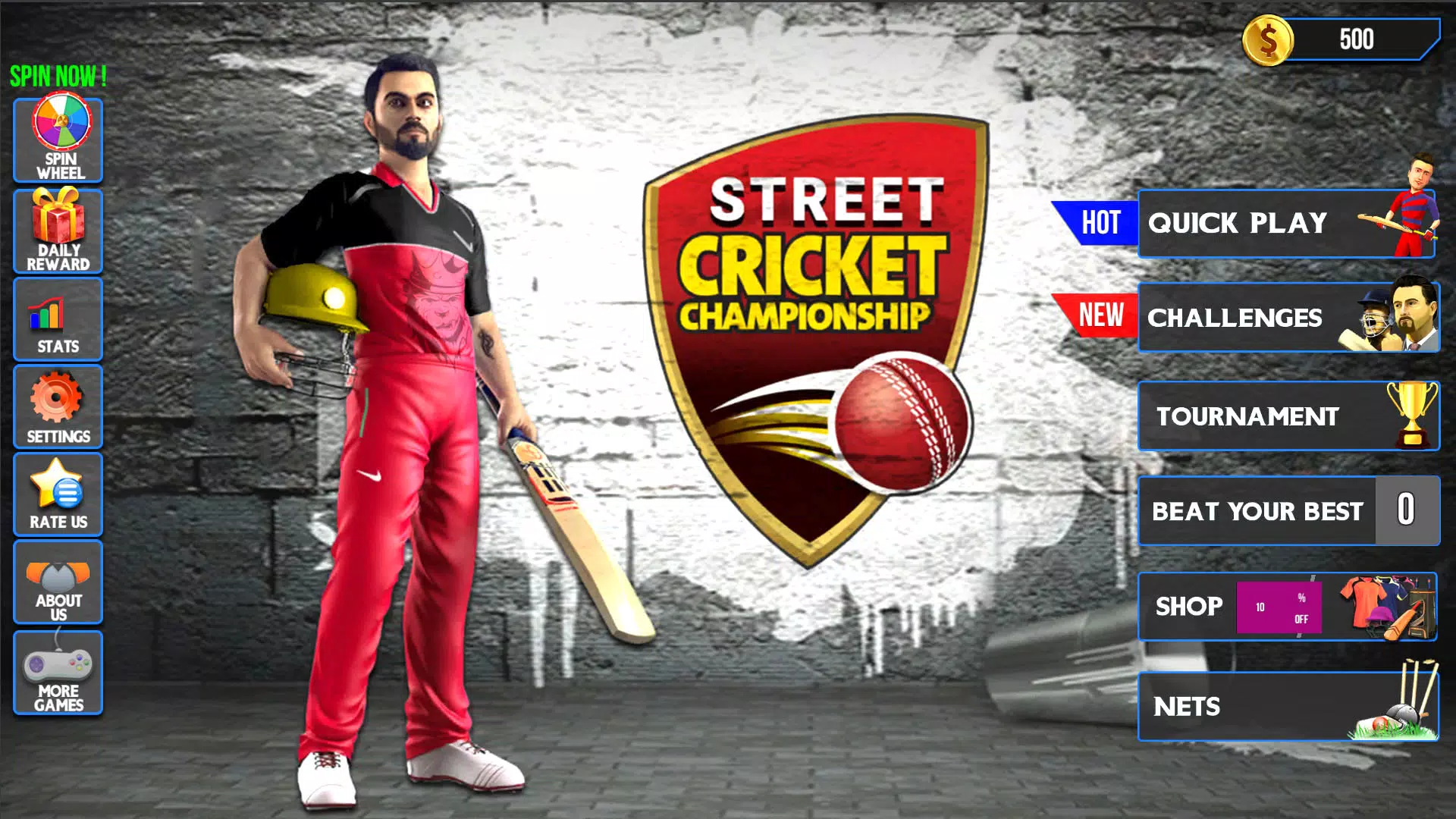 Street Criket-T20 Cricket Game Скриншот 1