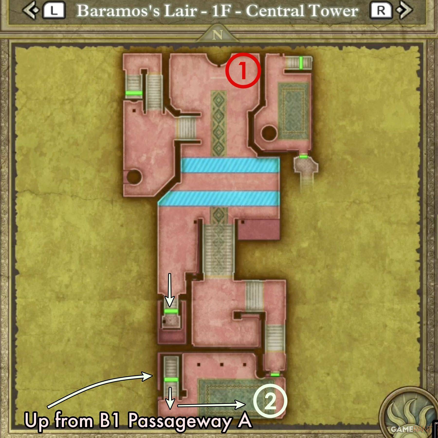 Central Tower Map