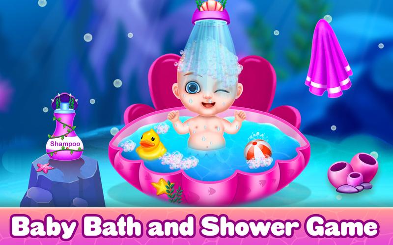 Mermaid Game: Newborn,Pregnant スクリーンショット 1