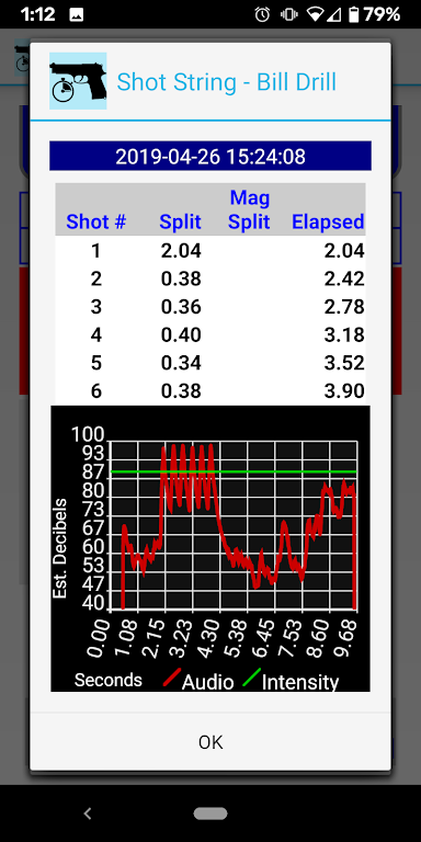 Splits - Shot Timer Capture d'écran 3
