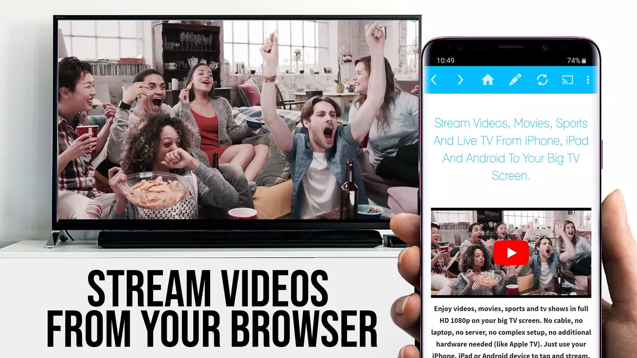 TV Cast for Android TV Captura de pantalla 2
