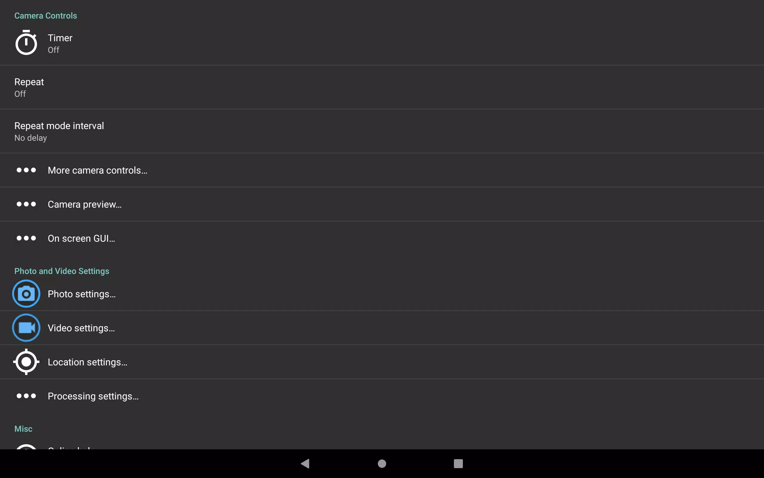 Open Camera ภาพหน้าจอ 4