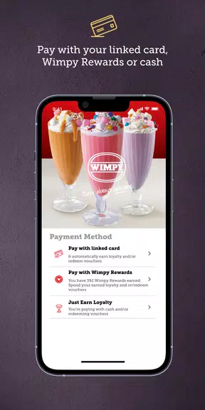 Wimpy Rewards App Ảnh chụp màn hình 3