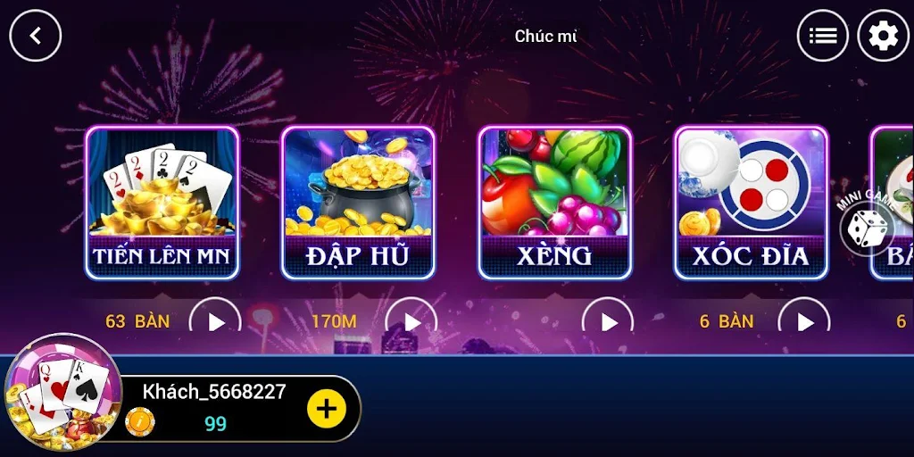 Win.club - Game bai, Danh bai tien len doi thưởng應用截圖第2張