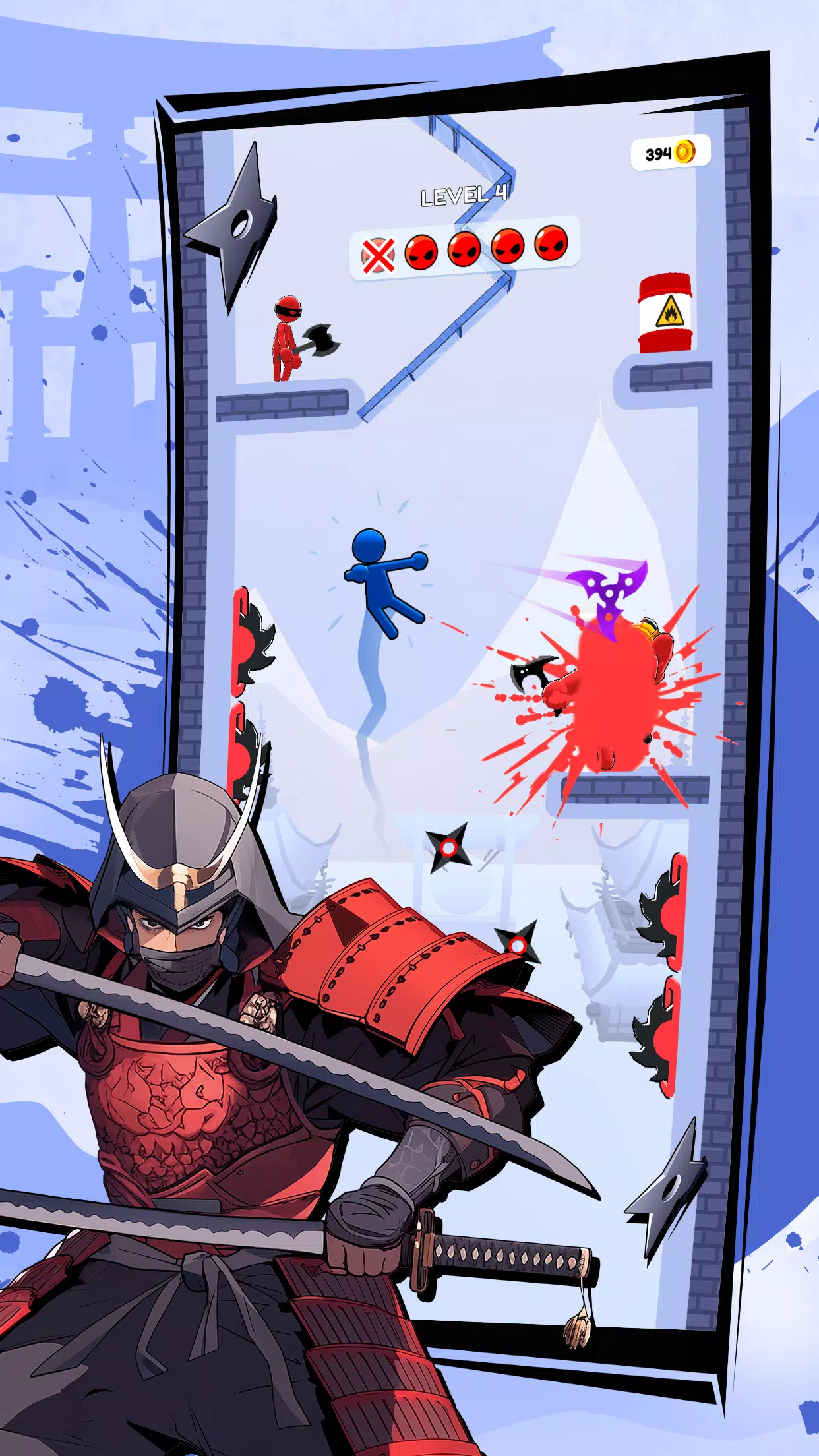 Stickman Teleport Master 3D ภาพหน้าจอ 4