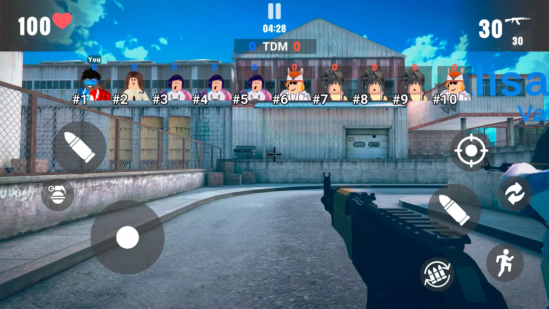 Gunfight Arena: Obby Shooter Ảnh chụp màn hình 1