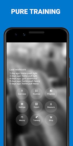 Bodybuilding Workout Log Screenshot 1