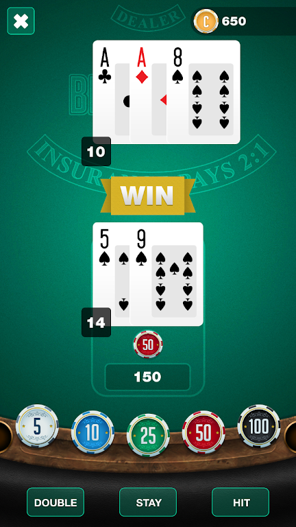 BlackJack 21: Las Vegas  Online Casino Game 스크린샷 4