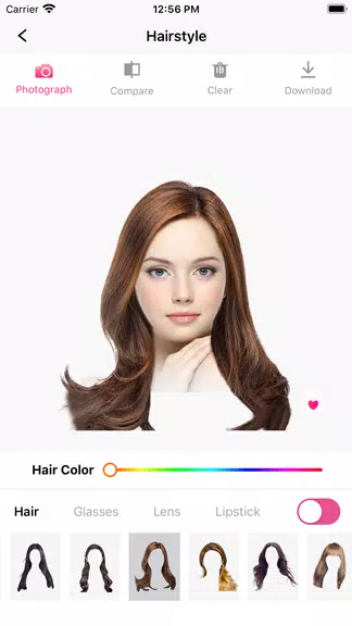 Hair Makeover-modiface・haircut应用截图第2张