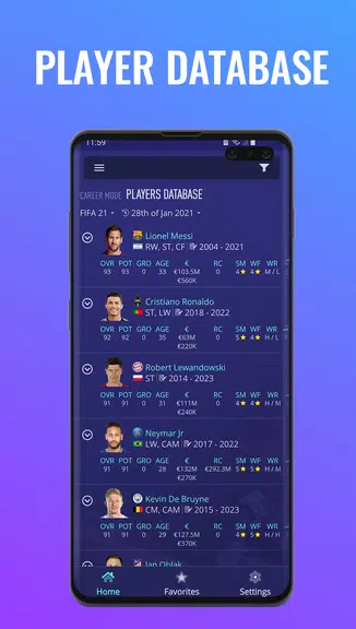 FCM - Career Mode 24 Database ဖန်သားပြင်ဓာတ်ပုံ 4