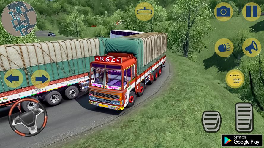 Indian Truck Cargo Truck Games 스크린샷 3
