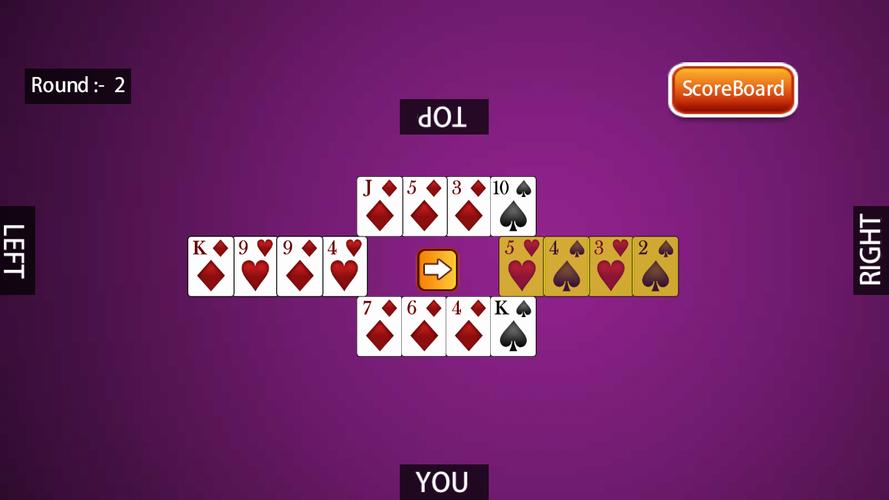 Hazari Card Game : 1000 Points 스크린샷 3