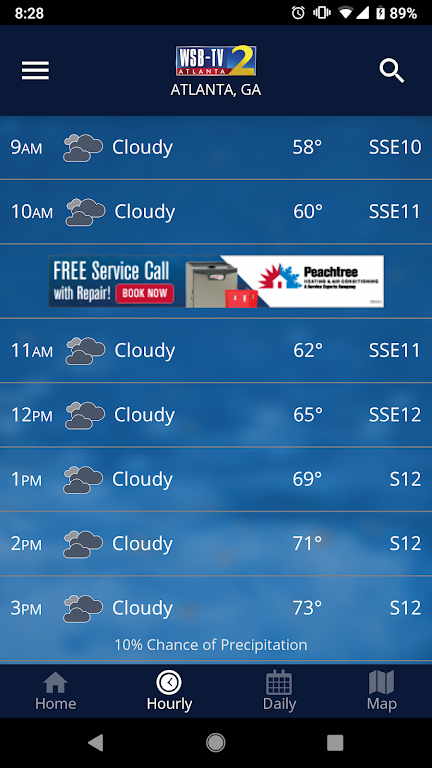 WSB-TV Weather Captura de pantalla 4