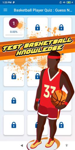 basketball player quiz स्क्रीनशॉट 2