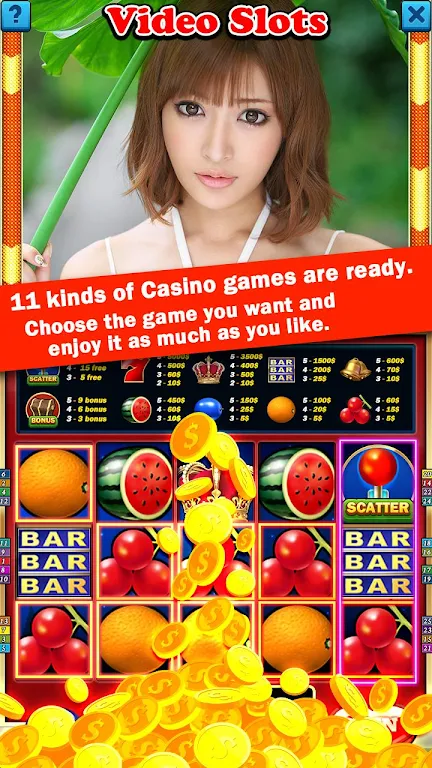 HOT Bikini Girl Casino Slots应用截图第1张