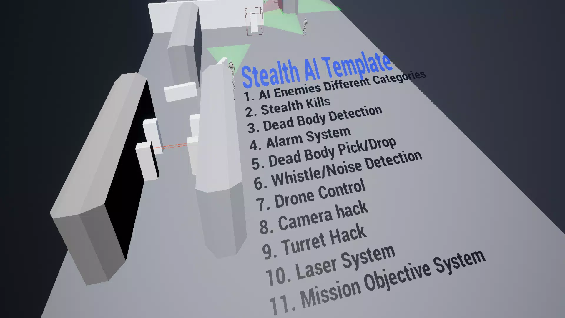Unreal Engine Stealth AI 스크린샷 2
