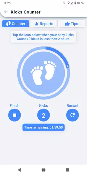 Kick Counter - Track your baby スクリーンショット 1