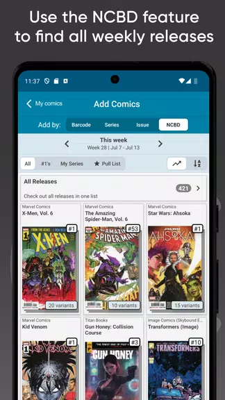 CLZ Comics, catalogo de comics Captura de tela 3