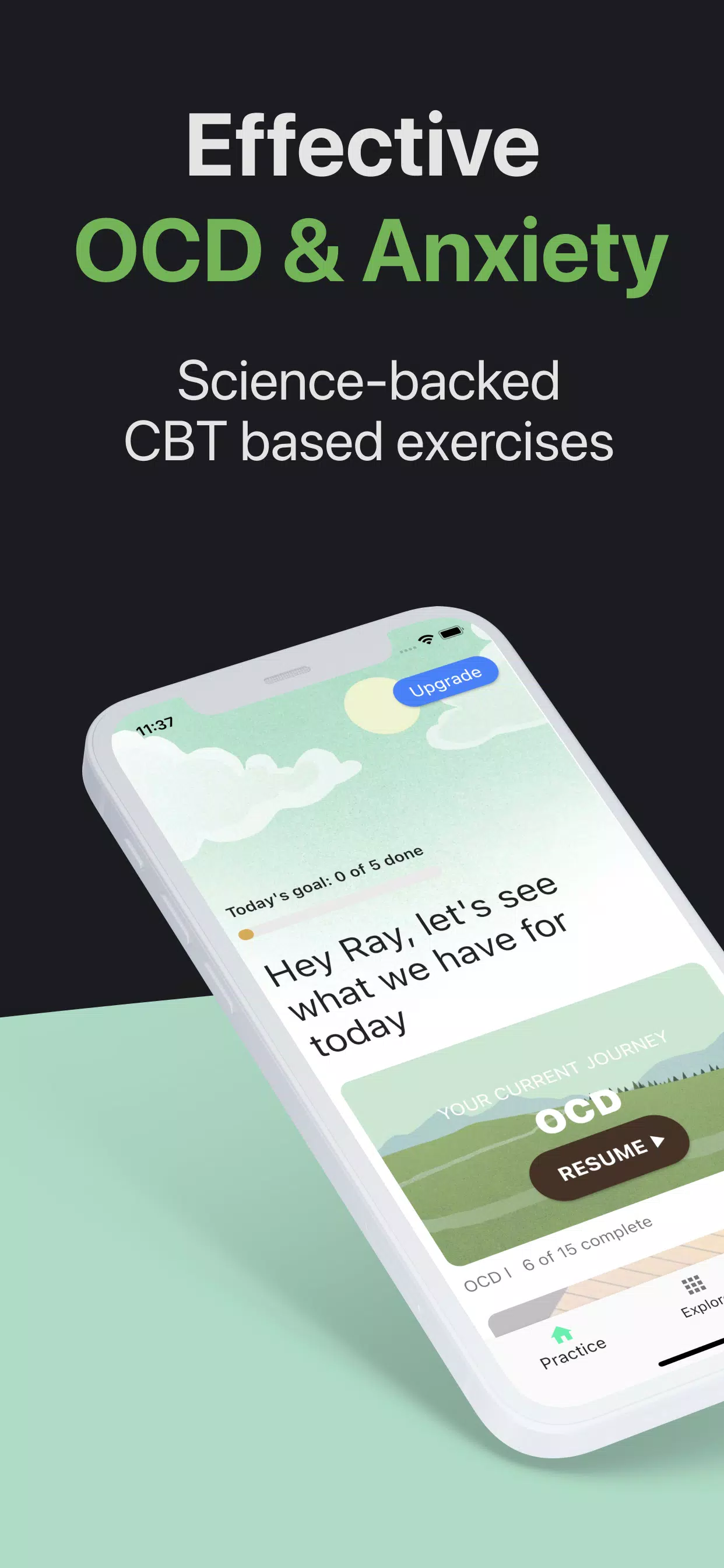 Schermata OCD.app Anxiety, Mood & Sleep 1