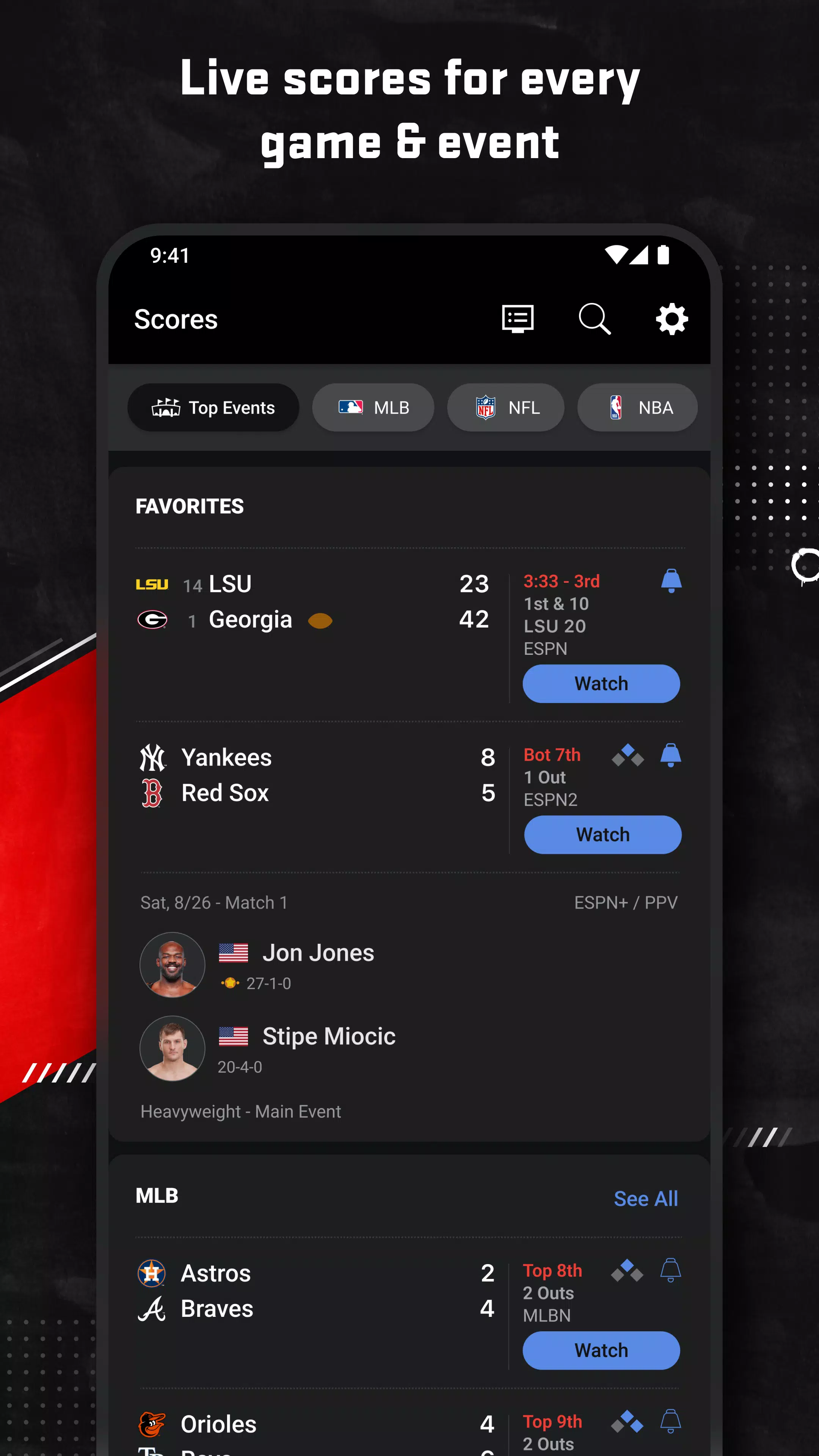 ESPN应用截图第3张