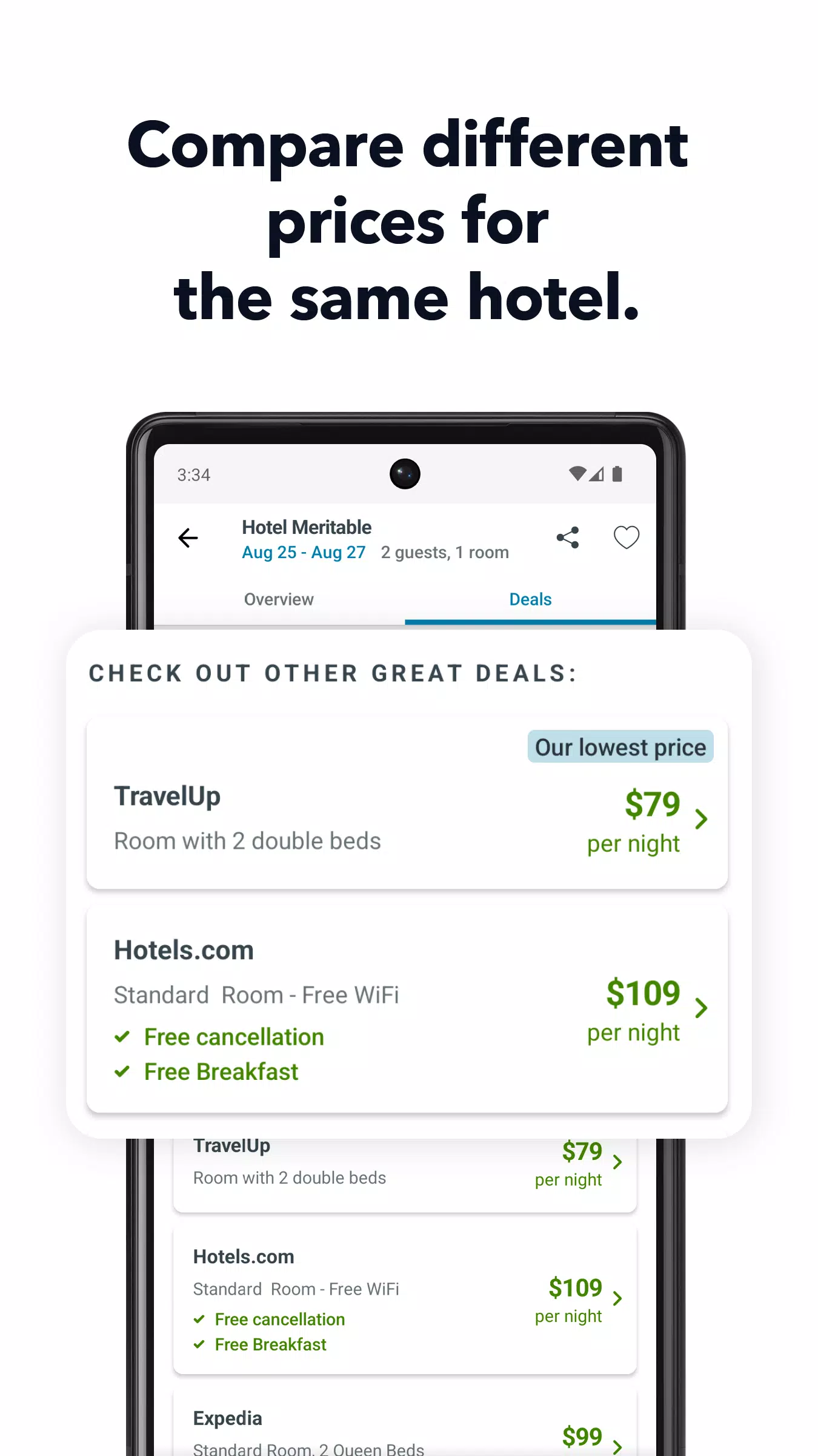 trivago：比較酒店價錢應用截圖第4張