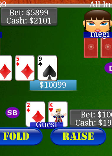Texas Holdem Poker Bil應用截圖第2張