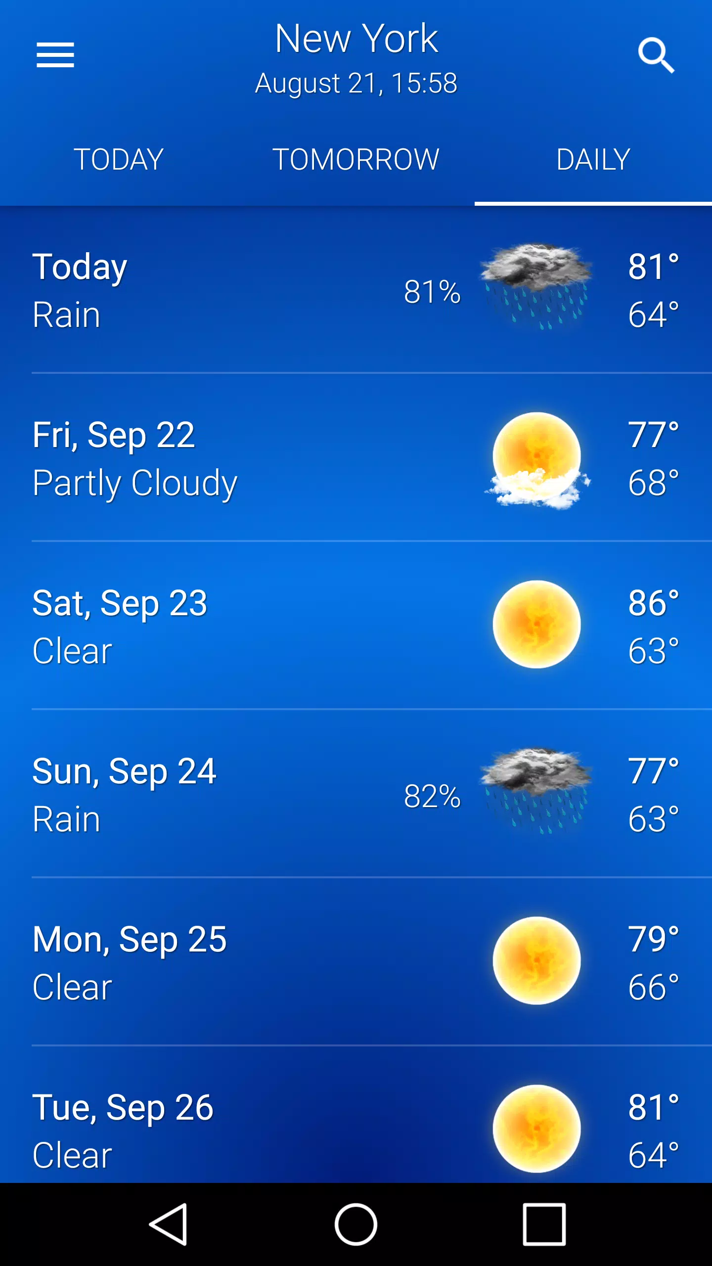 Weather: Clear Skies Screenshot 4