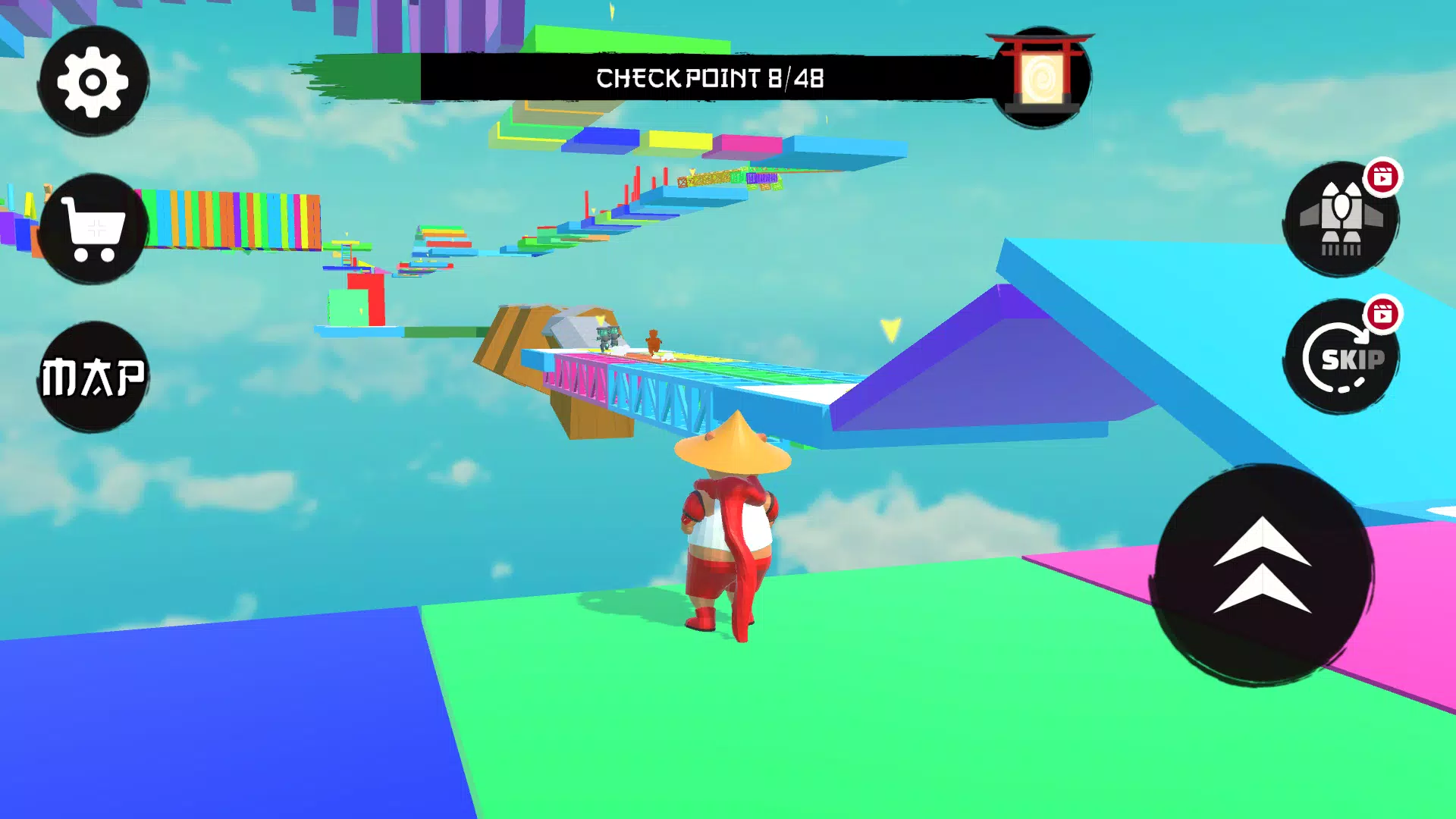 Parkour Capybara: Only Jump Up ဖန်သားပြင်ဓာတ်ပုံ 4