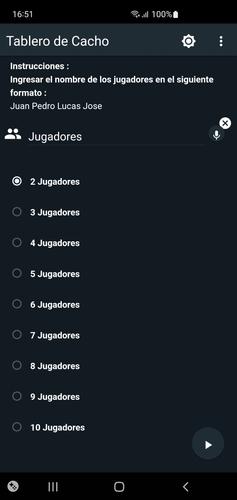 Tablero de Cacho Captura de tela 4