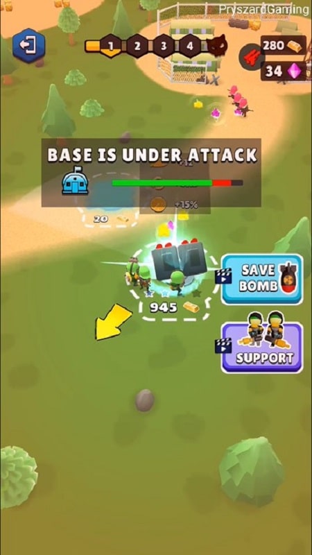 Schermata Base Defence 3