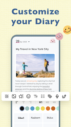 My Diary Capture d'écran 3