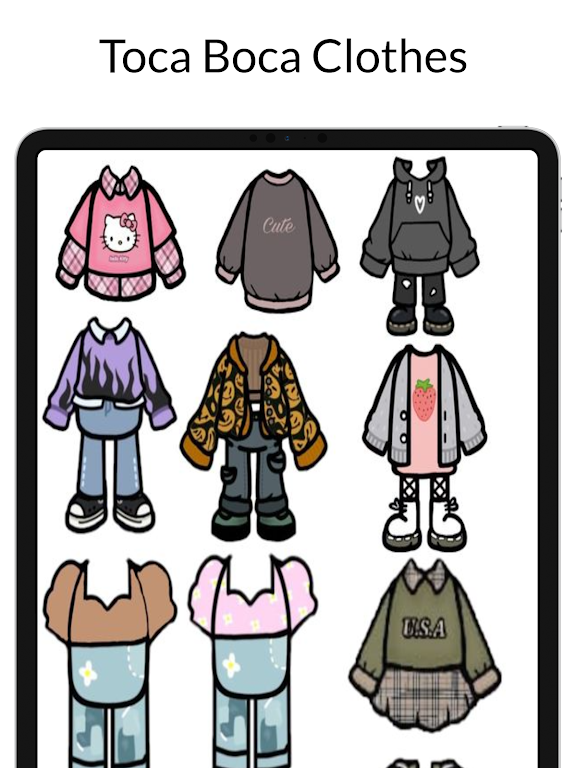 Toca Boca Clothes Ideas應用截圖第3張
