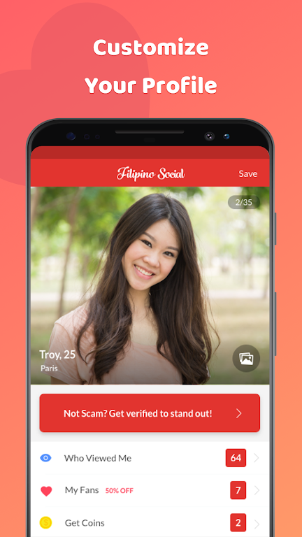 Filipino Social: Dating & Chat Screenshot 2
