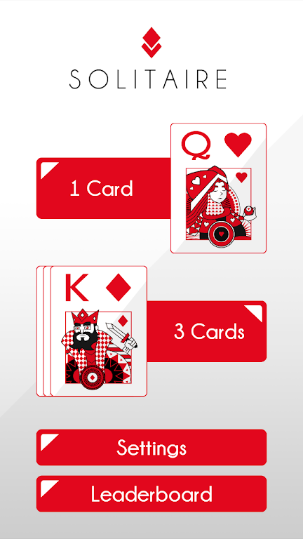 Solitaire - Klondike Redstone Captura de pantalla 1