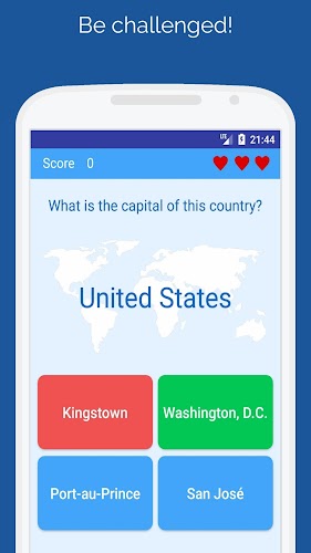 Capitals of the countries Quiz スクリーンショット 2
