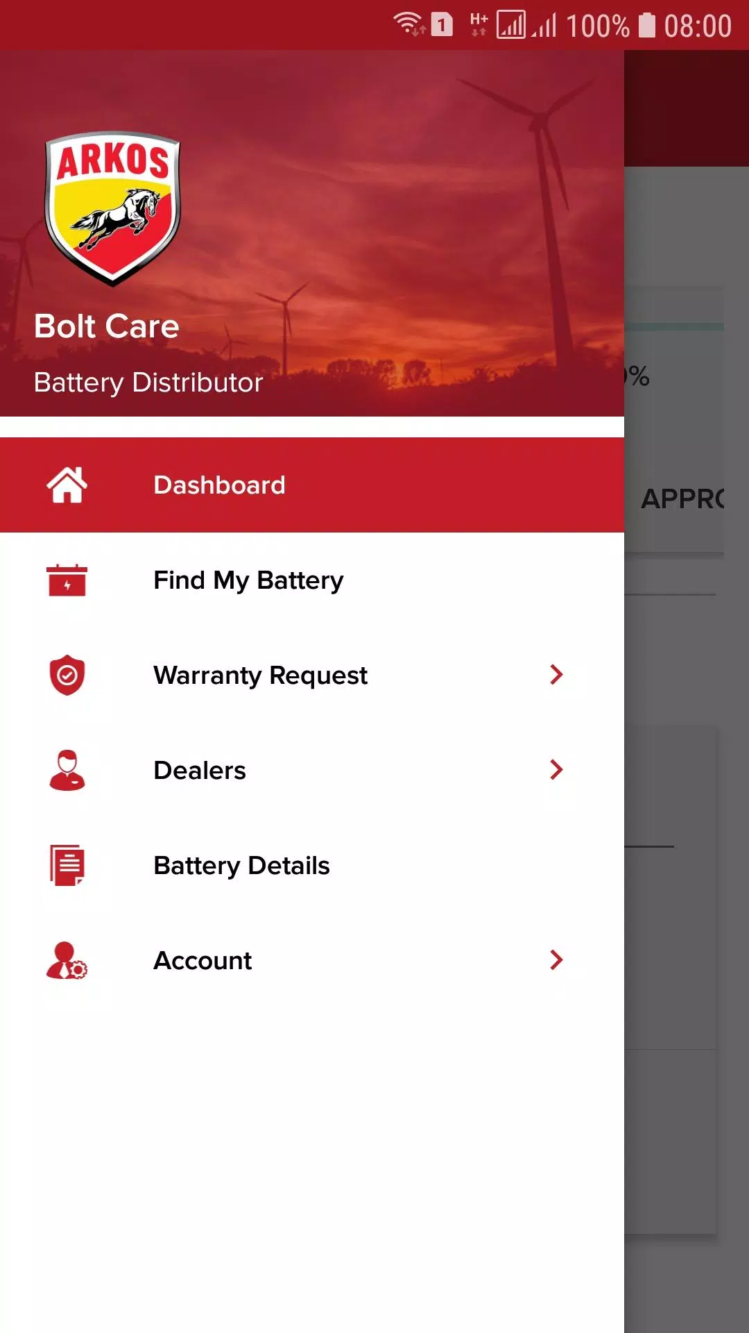 Schermata Bolt Care 3