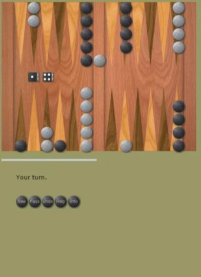 Backgammon Solitaire Classic ภาพหน้าจอ 3