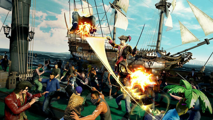 More Like a Dragon: Pirate Yakuza Gameplay