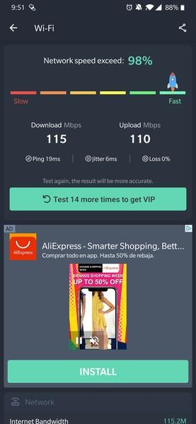 Internet speed test Meter Скриншот 3