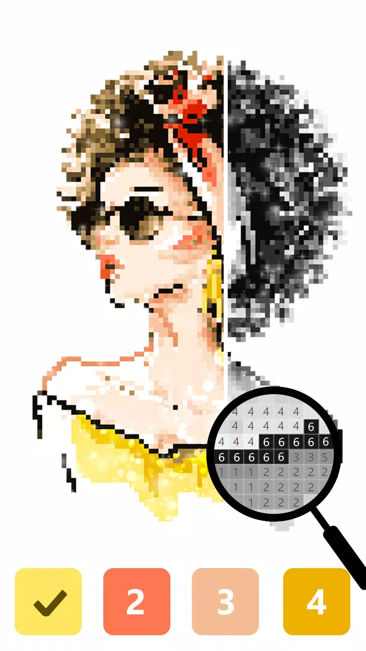 Pix123——数字填色，像素艺术放松绘画应用截图第4张