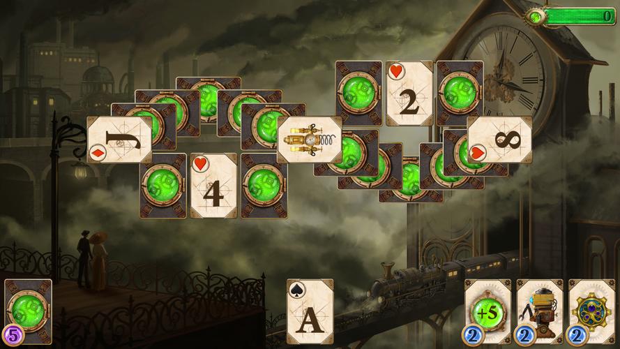 Steampunk Solitaire Скриншот 2