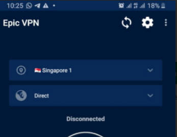 Epic VPN - Free SSH/HTTP/SSL VPN स्क्रीनशॉट 1